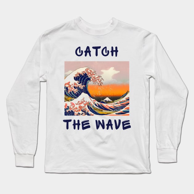 Catch the wave Long Sleeve T-Shirt by IOANNISSKEVAS